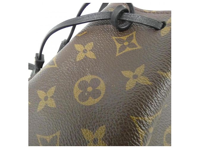 Noe Borsa a Spalla Noé MINI in Monogram con Frange di Louis Vuitton Marrone - vista 4