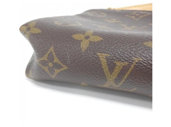 Borsa a Spalla Pallas Monogram di Louis Vuitton Marrone Fuschia - vista 3