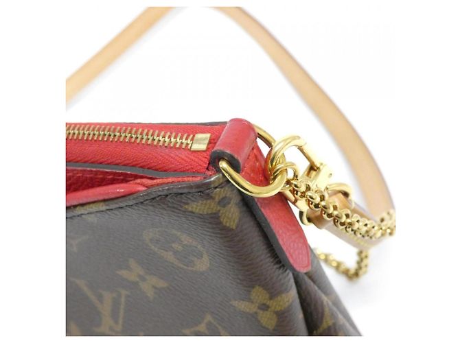 Borsa a Spalla Pallas Monogram di Louis Vuitton Marrone Fuschia - vista 6