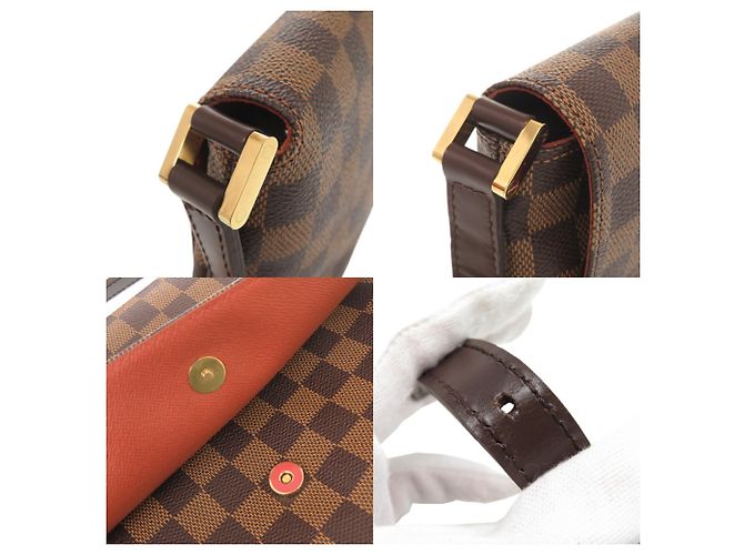 Borsa a Spalla Musette Tango Damier Louis Vuitton Marrone Damier ebene - vista 9