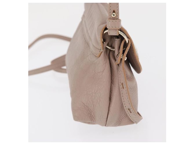 Chloé Borsa a spalla Chloe Lily in pelle Beige - vista 4