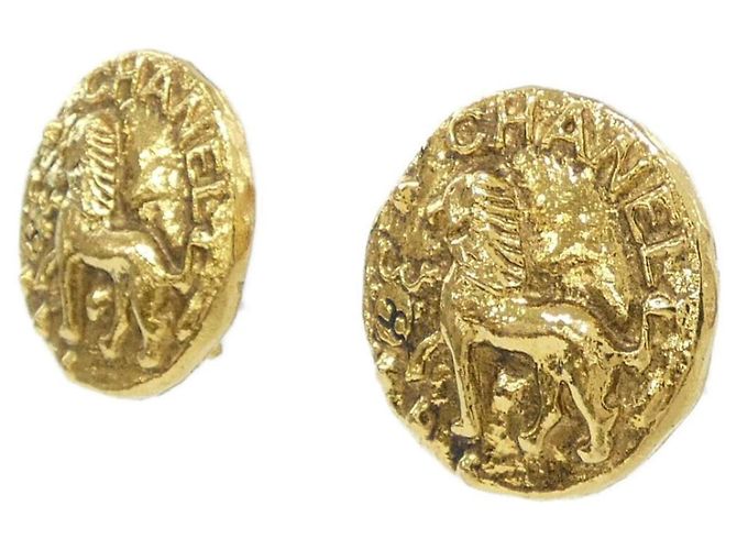 Orecchini a clip dorati Chanel D'oro - vista 2