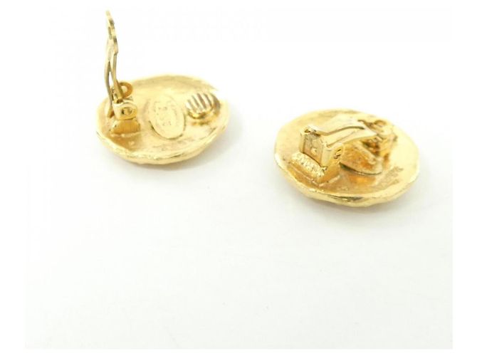 Orecchini a clip dorati Chanel D'oro - vista 3