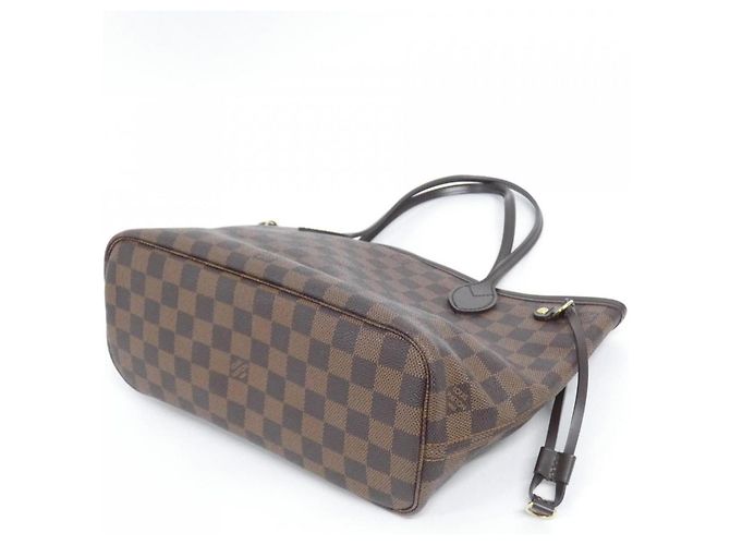 Borsa Louis Vuitton Damier Neverfull PM Marrone - vista 2