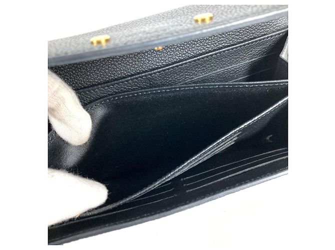 Cartera Larga Monogram Empreinte Louis Vuitton Negro - vista 11