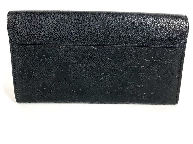 Cartera Larga Monogram Empreinte Louis Vuitton Negro - vista 2