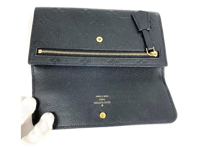 Cartera Larga Monogram Empreinte Louis Vuitton Negro - vista 7