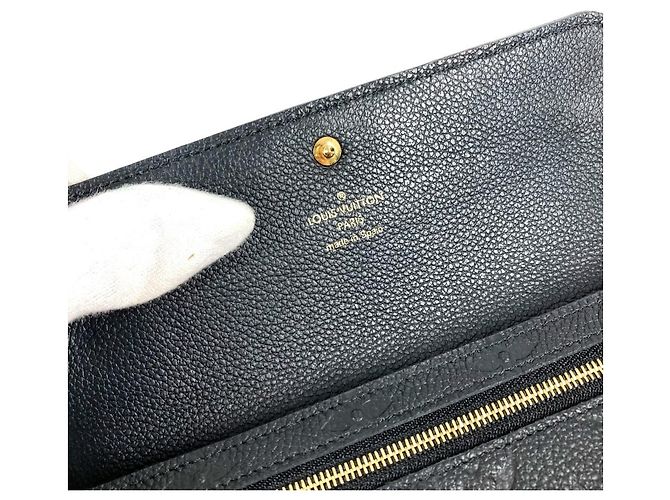 Cartera Larga Monogram Empreinte Louis Vuitton Negro - vista 8
