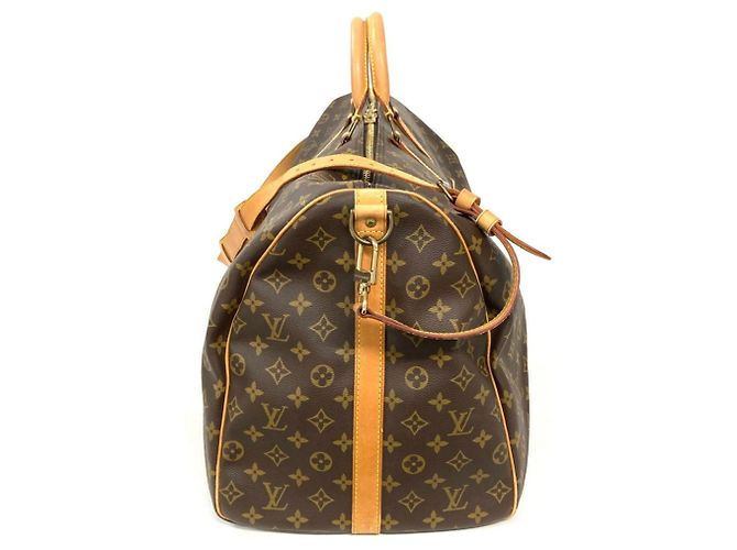 Borsa Boston Keepall 60 Louis Vuitton Marrone - vista 2