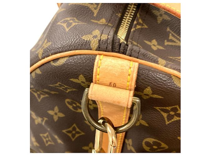 Borsa Boston Keepall 60 Louis Vuitton Marrone - vista 5