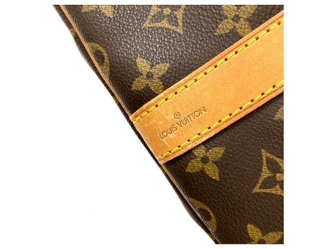 Borsa Boston Keepall 60 Louis Vuitton Marrone - vista 6
