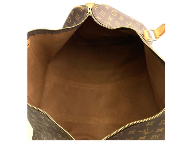 Borsa Boston Keepall 60 Louis Vuitton Marrone - vista 7