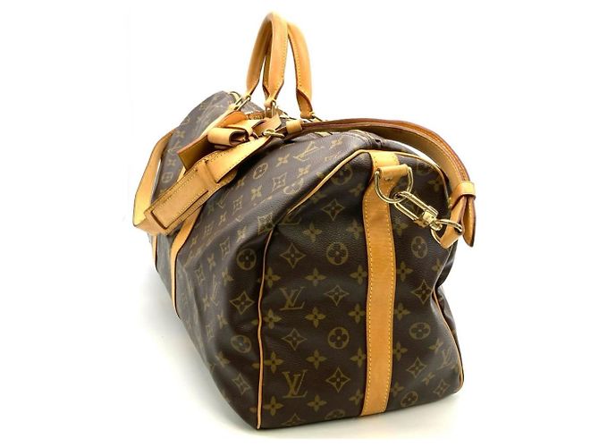 Borsa Boston Keepall 50 Louis Vuitton Marrone - vista 2