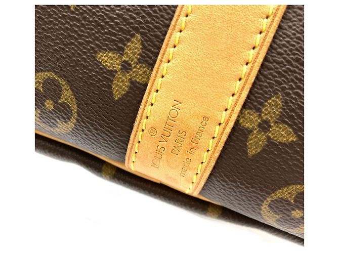 Borsa Boston Keepall 50 Louis Vuitton Marrone - vista 6