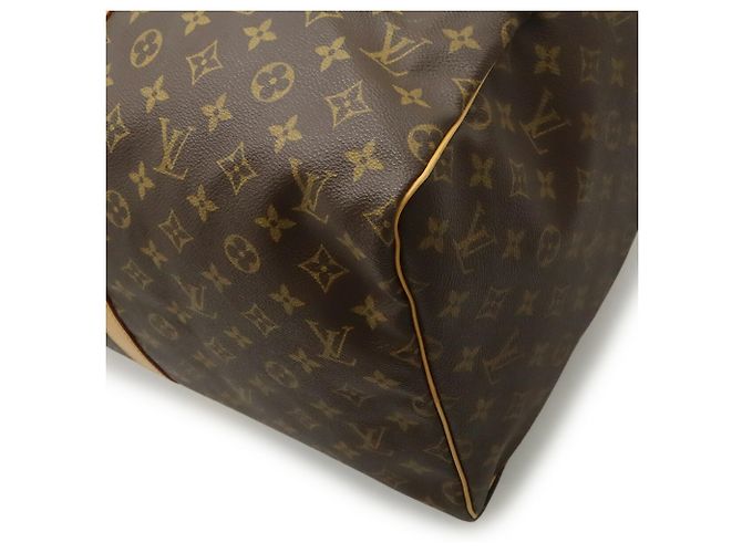 Borsa Boston Keepall 55 Monogramma Louis Vuitton Marrone - vista 4