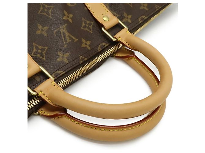 Borsa Boston Keepall 55 Monogramma Louis Vuitton Marrone - vista 5
