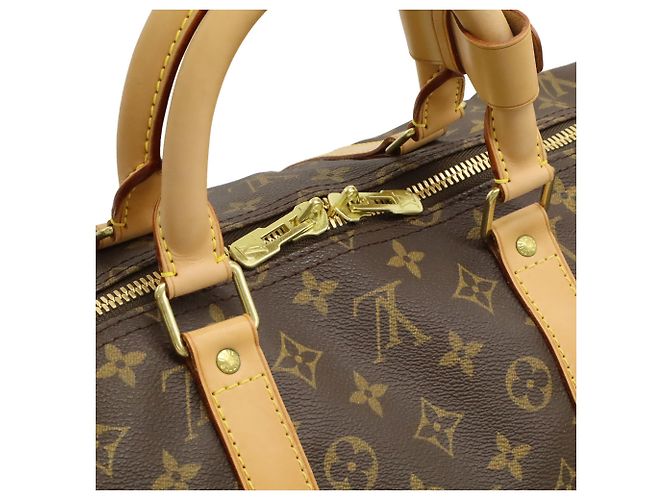Borsa Boston Keepall 55 Monogramma Louis Vuitton Marrone - vista 6