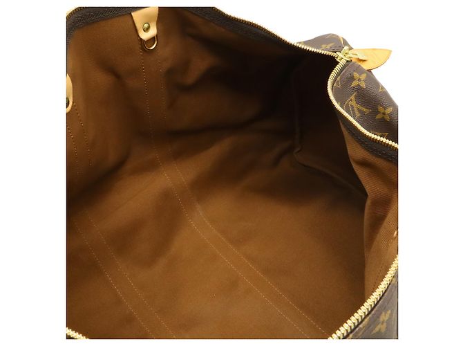 Borsa Boston Keepall 55 Monogramma Louis Vuitton Marrone - vista 7