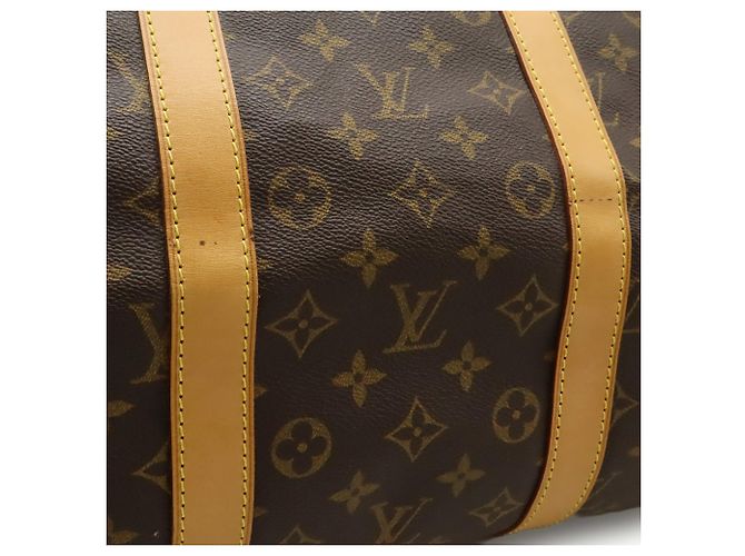 Borsa Boston Keepall 55 Monogramma Louis Vuitton Marrone - vista 8