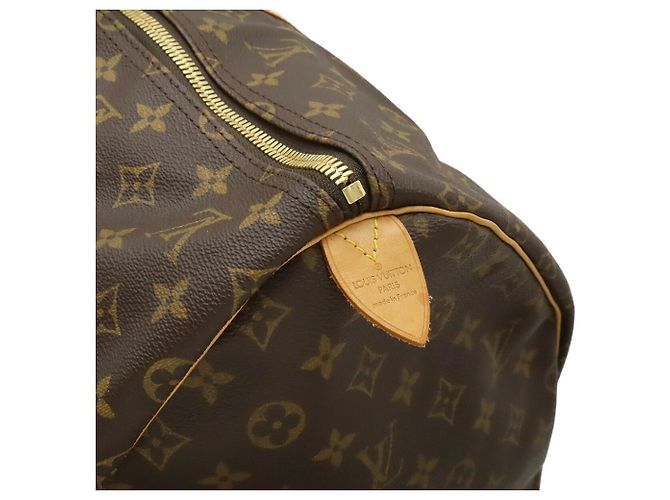 Borsa Boston Keepall 55 Monogramma Louis Vuitton Marrone - vista 9