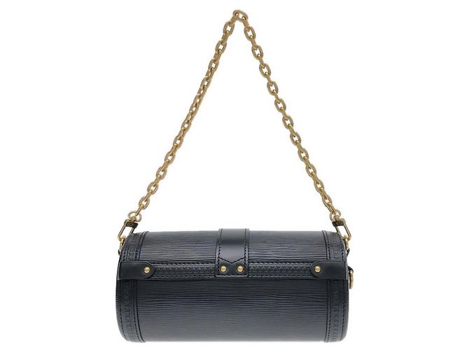 Borsa a Spalla Papillon Trunk Epi Louis Vuitton Nero - vista 2