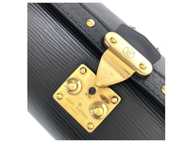 Borsa a Spalla Papillon Trunk Epi Louis Vuitton Nero - vista 4