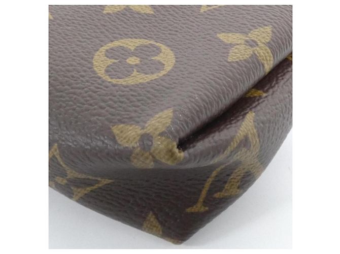 Borsa a Spalla Pallas Monogram di Louis Vuitton Marrone Nero - vista 3
