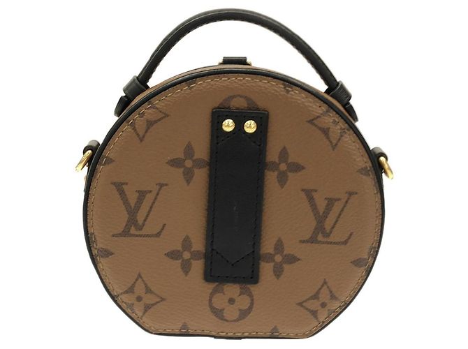 Borsa a Spalla Mini Boite Chapeau Monogram Reverse Louis Vuitton Marrone - vista 2