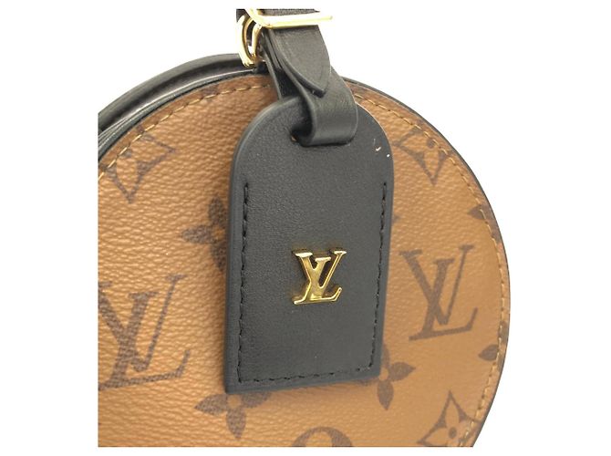 Borsa a Spalla Mini Boite Chapeau Monogram Reverse Louis Vuitton Marrone - vista 4