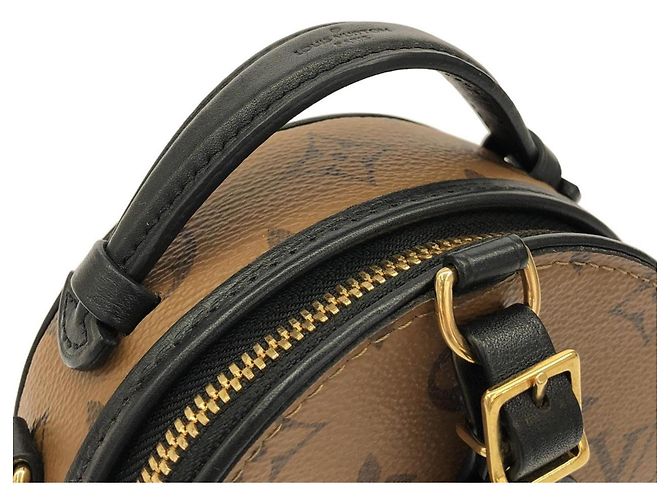 Borsa a Spalla Mini Boite Chapeau Monogram Reverse Louis Vuitton Marrone - vista 6
