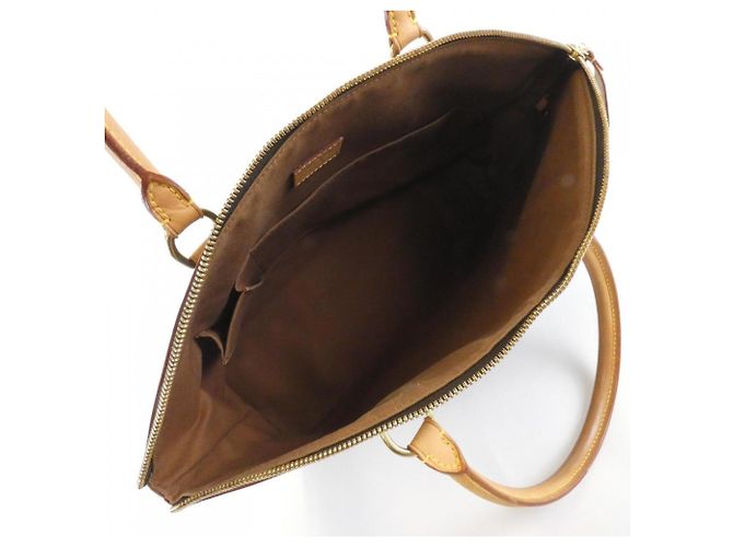Borsa a mano orizzontale Lockit Monogram Louis Vuitton Marrone - vista 7