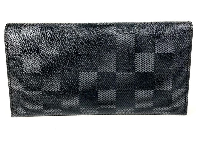 Estuche para tarjetas de visita Louis Vuitton Damier Graphite Negro - vista 2