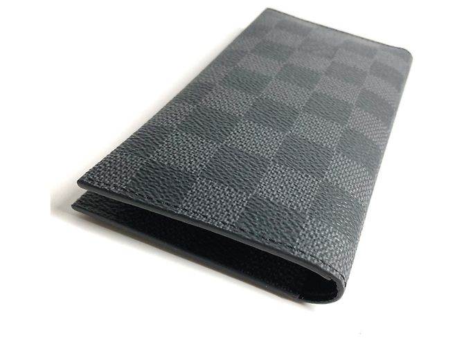 Estuche para tarjetas de visita Louis Vuitton Damier Graphite Negro - vista 3