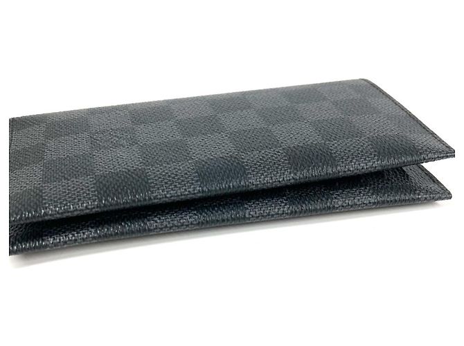Estuche para tarjetas de visita Louis Vuitton Damier Graphite Negro - vista 4