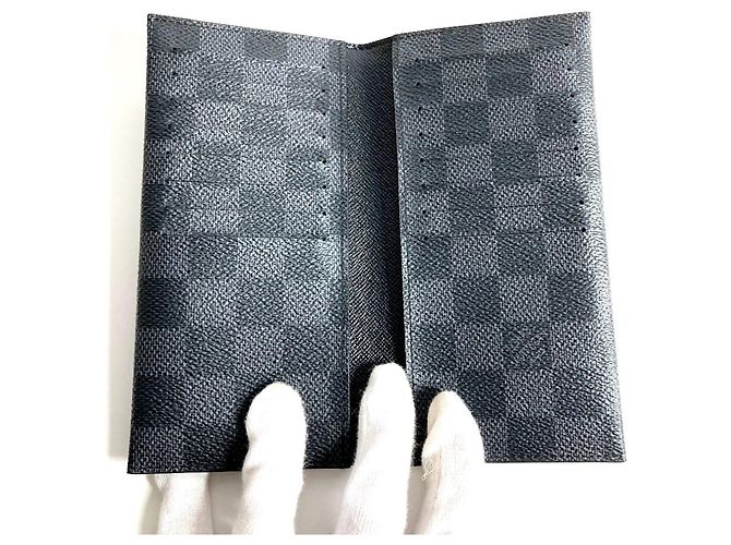 Estuche para tarjetas de visita Louis Vuitton Damier Graphite Negro - vista 6