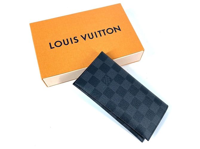 Estuche para tarjetas de visita Louis Vuitton Damier Graphite Negro - vista 9