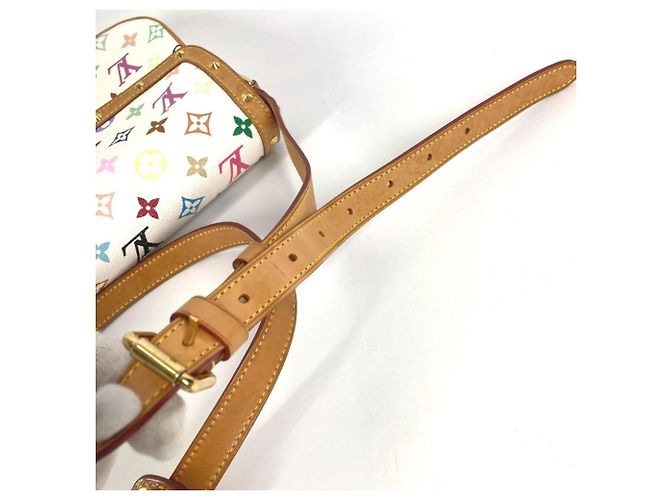 Louis Vuitton Monogram Multicolore Sologne Shoulder Bag White - view 10