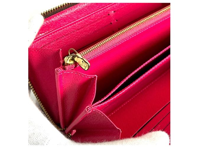 Louis Vuitton Monogram Bay Langbörse Braun Pink - Ansicht 18