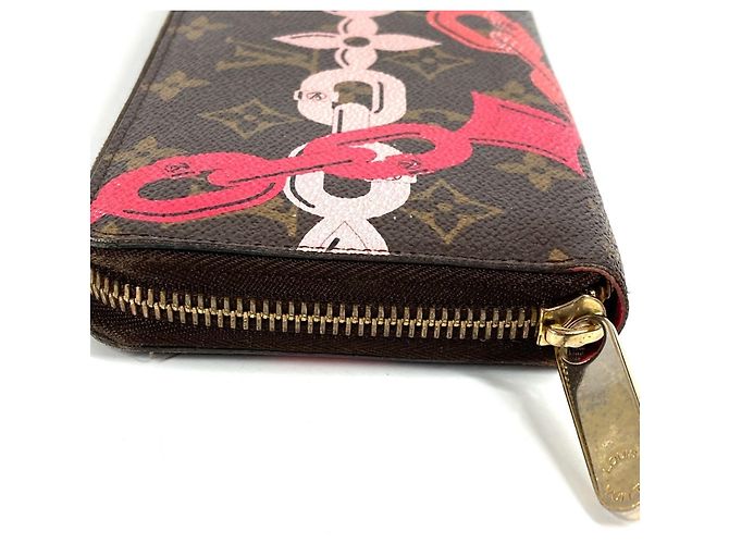 Louis Vuitton Monogram Bay Langbörse Braun Pink - Ansicht 3