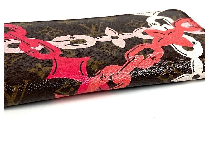 Louis Vuitton Monogram Bay Langbörse Braun Pink - Ansicht 5