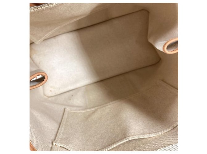 Cabag Borsa Tote Verticale Elan GM di Hermès Beige - vista 12