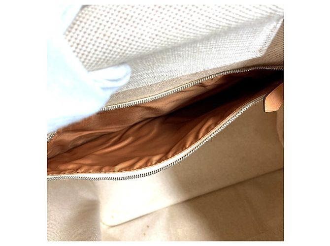 Cabag Borsa Tote Verticale Elan GM di Hermès Beige - vista 14