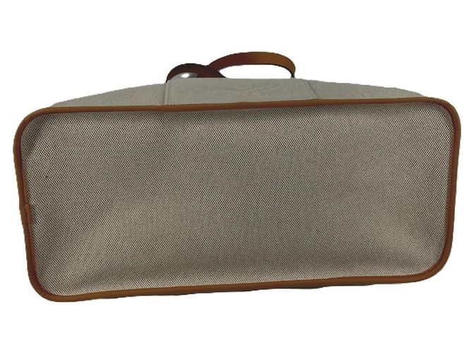 Cabag Borsa Tote Verticale Elan GM di Hermès Beige - vista 8
