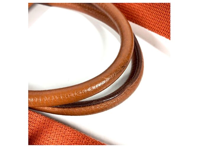 Hermès Borsa Tote HERMES Garden File PM Arancione - vista 10