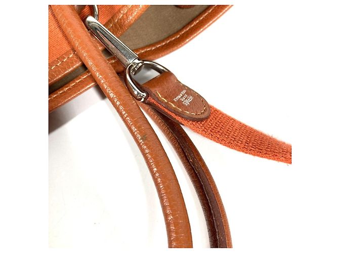 Hermès Borsa Tote HERMES Garden File PM Arancione - vista 11