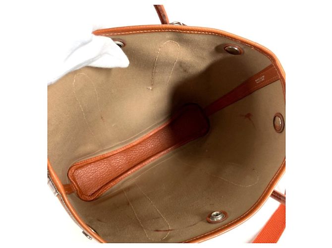 Hermès Borsa Tote HERMES Garden File PM Arancione - vista 12