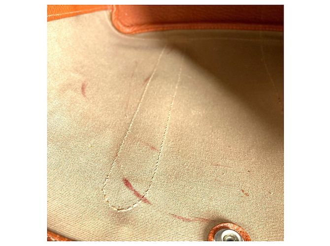 Hermès Borsa Tote HERMES Garden File PM Arancione - vista 13