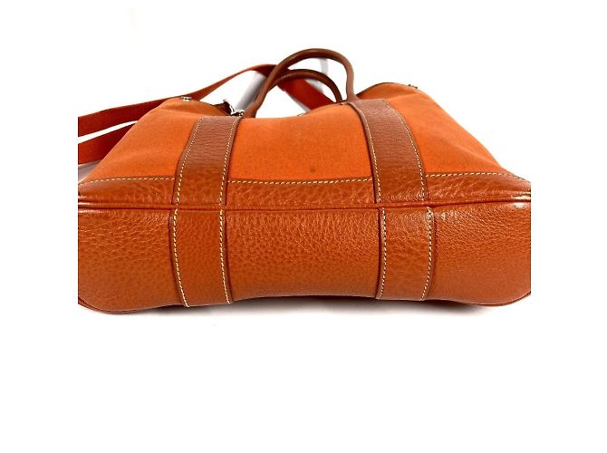 Hermès Borsa Tote HERMES Garden File PM Arancione - vista 6