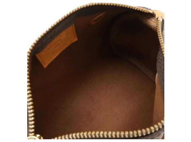 Pochette Mini Speedy Monogram Louis Vuitton Marrone - vista 7