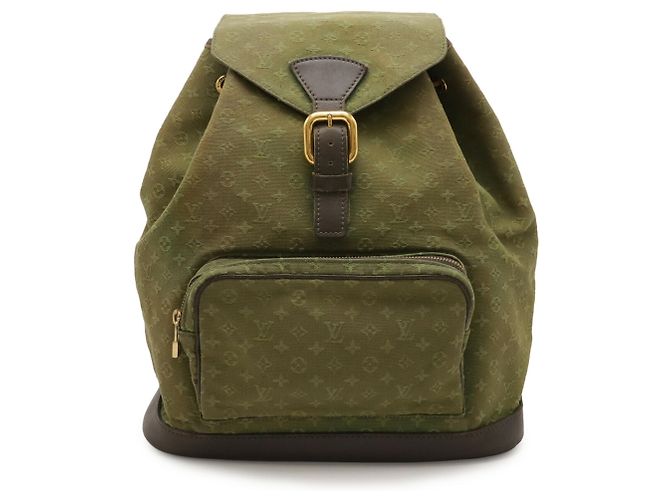 Zaino Mini Montsouris GM Monogram di Louis Vuitton Verde - vista 2